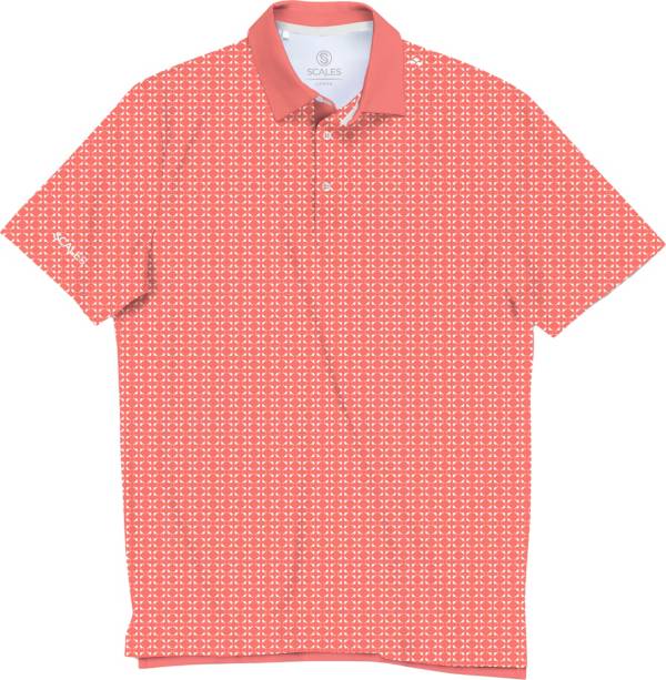 Scales Men's Nautical Sail Golf Polo