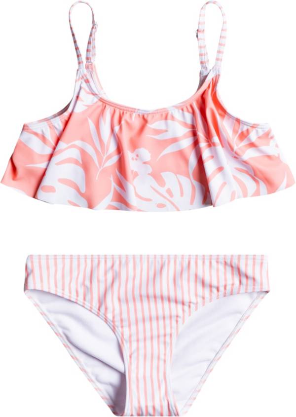 Roxy Girls' Flowers Addict Flutter Swim Set