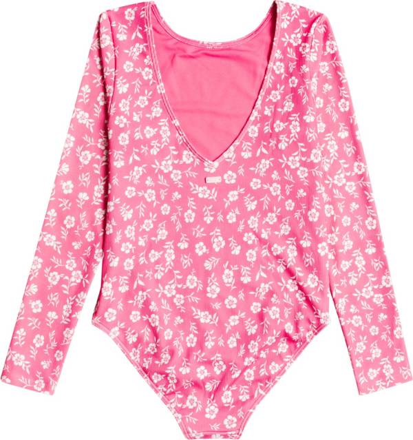 Roxy Girls' Splendid Dream Long Sleeve One Piece Swimsuit