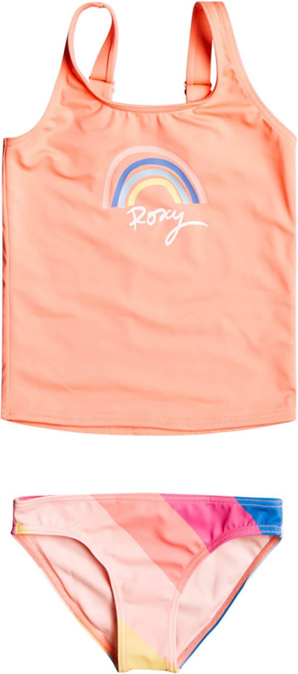 Roxy Little Girls' Touch of Rainbow Tankini Set