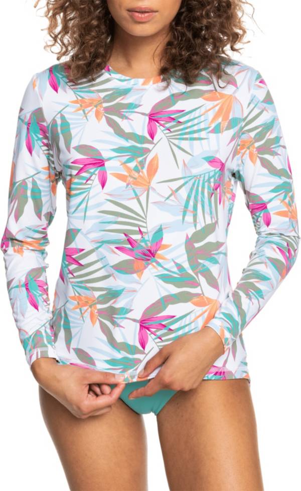 Roxy Women's Sea Skippin' Long Sleeve UPF 50 Rashguard