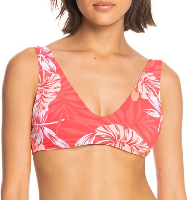 Roxy Women's Seaside Tropics Bralette Bikini Top