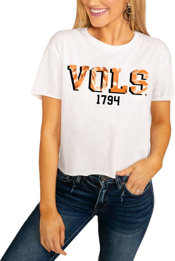 Gameday Couture Tennessee Volunteers White Vintage Crop T-Shirt product image