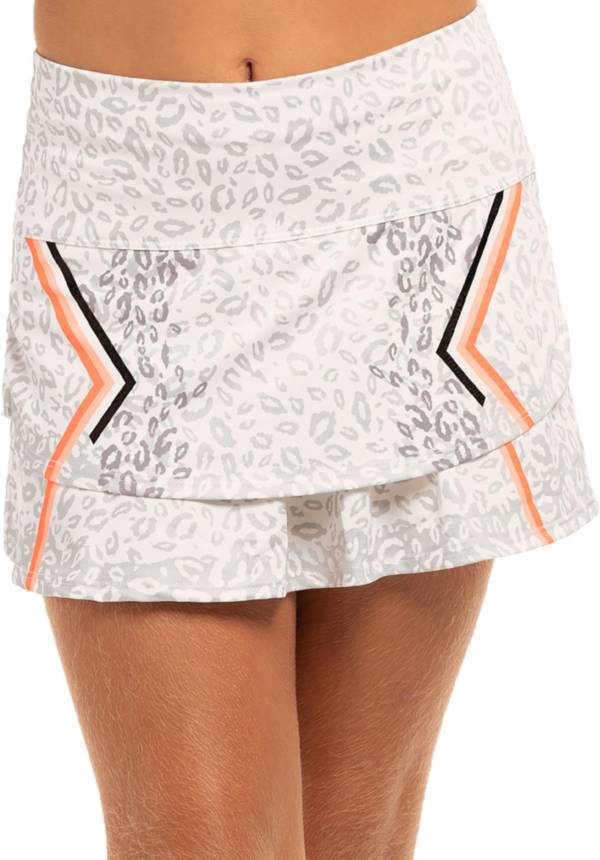 Lucky In Love Girls' Animal Instinct 11" Tennis Skirt