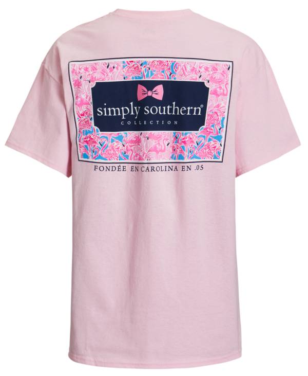 Simply Southern Women's Mingo Patch Short Sleeve Graphic T-Shirt