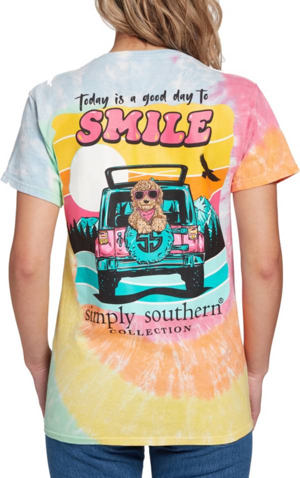 Simply Southern Women's Smile 2 Short Sleeve T-Shirt