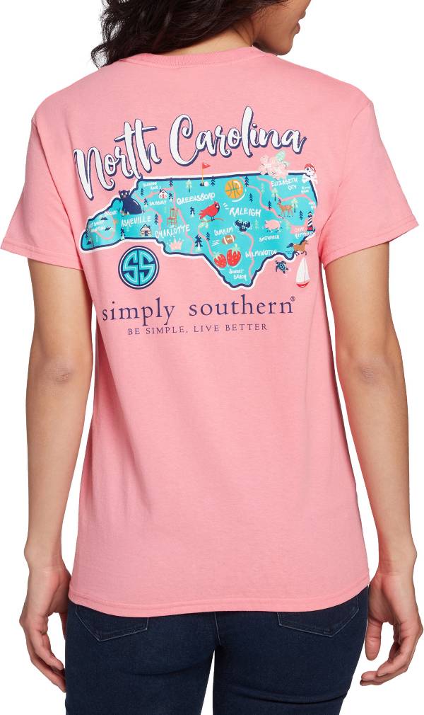 Simply Southern Women's State North Carolina Short Sleeve T-Shirt product image