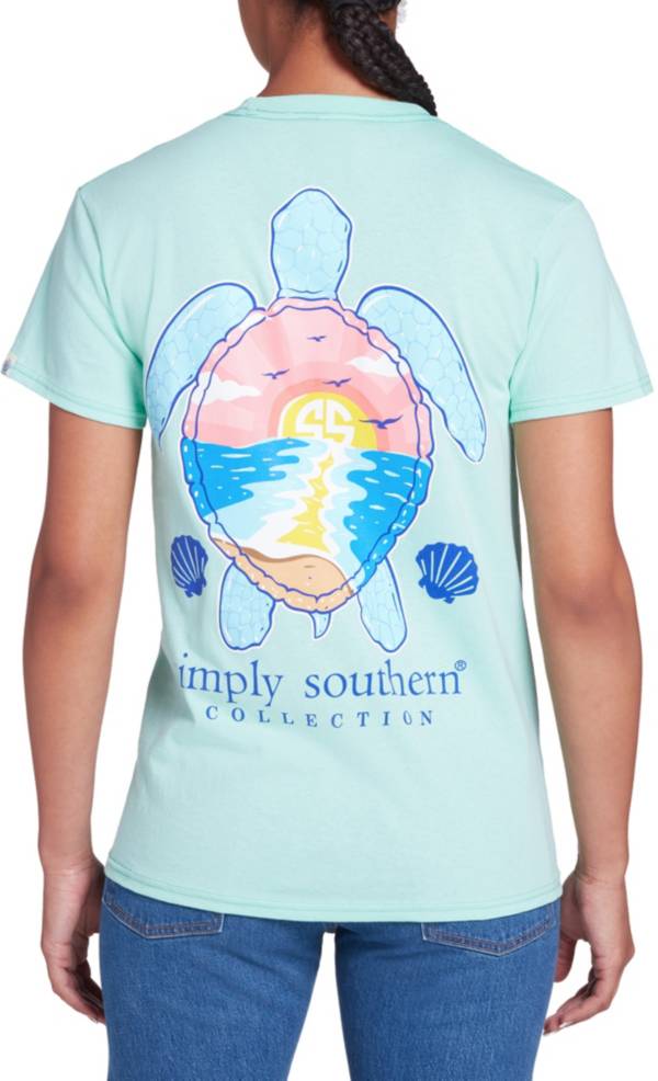 Simply Southern Women's Turtle Short Sleeve Graphic T-Shirt