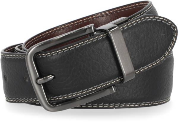 Skechers Men's 38 mm Double Edge Stitch Reversible Golf Belt