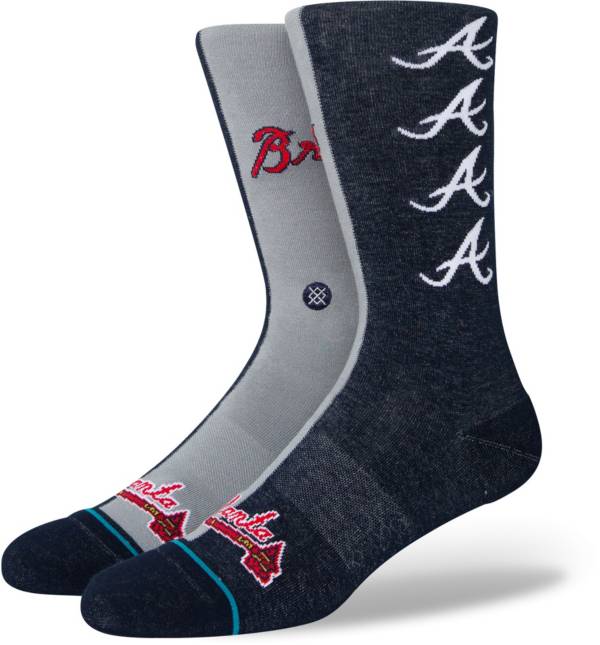Stance Atlanta Braves Split Crew Socks