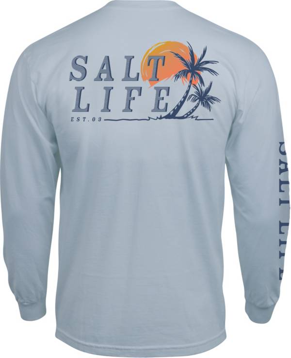 Salt Life Men's Leaning Palms Long Sleeve T-Shirt product image