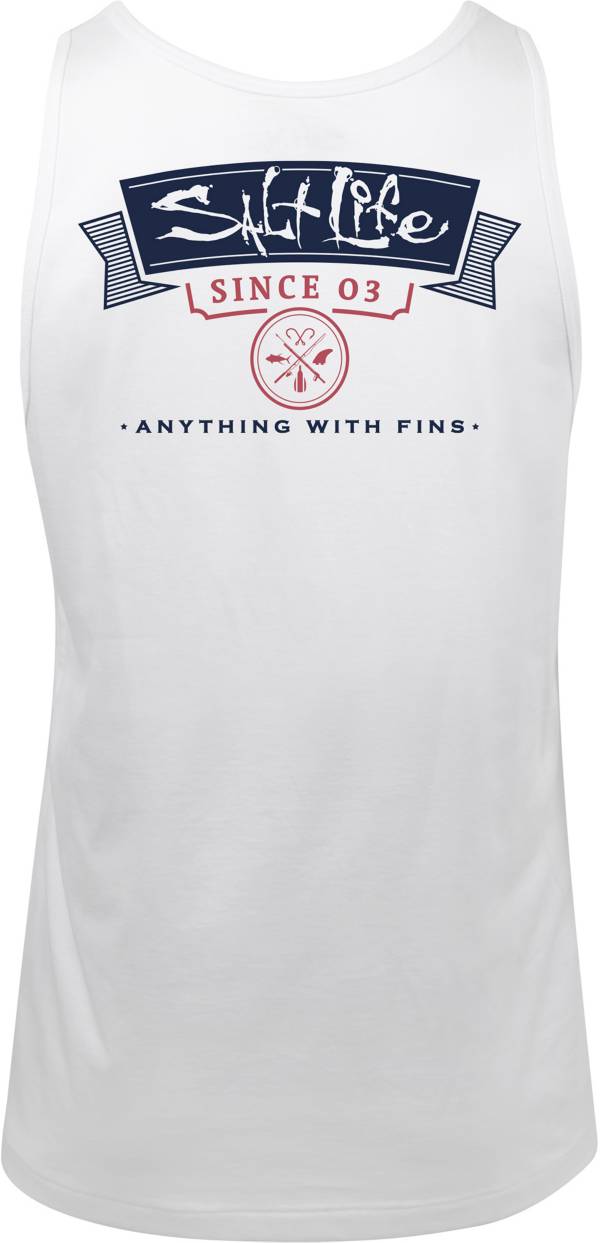 Salt Life Men's Anything With Fins Tank Top