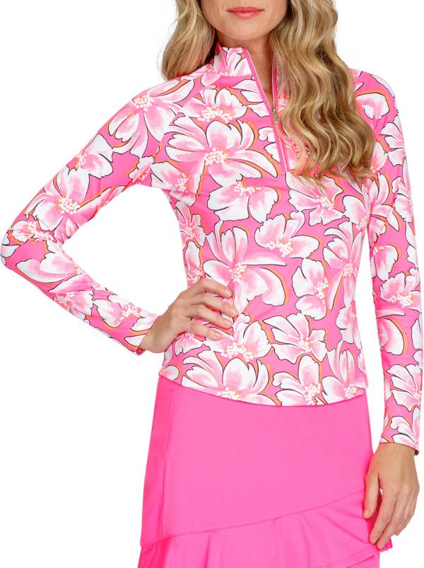 Tail Women's Olive Long Sleeve Golf Polo