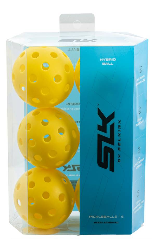 Selkirk SLK Hybrid Pickleballs – 6 Pack