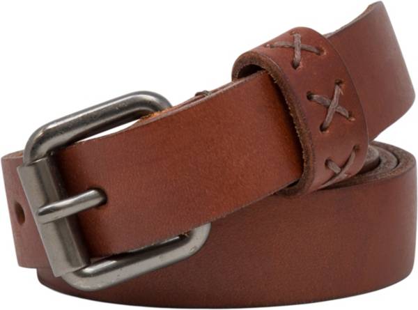 Timberland Women's 20 mm Skinny Tonal Keeper Stitch Golf Belt