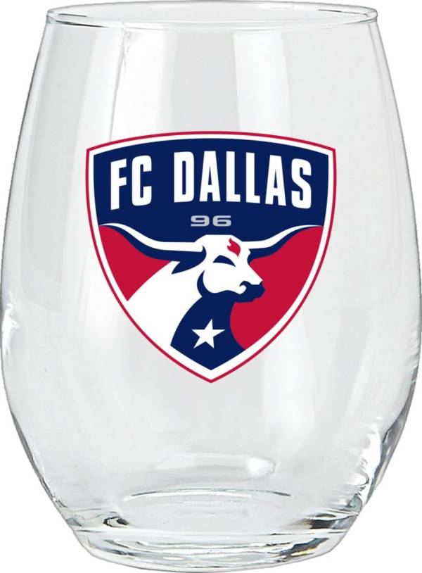 The Memory Company FC Dallas Stemless Wine Glass