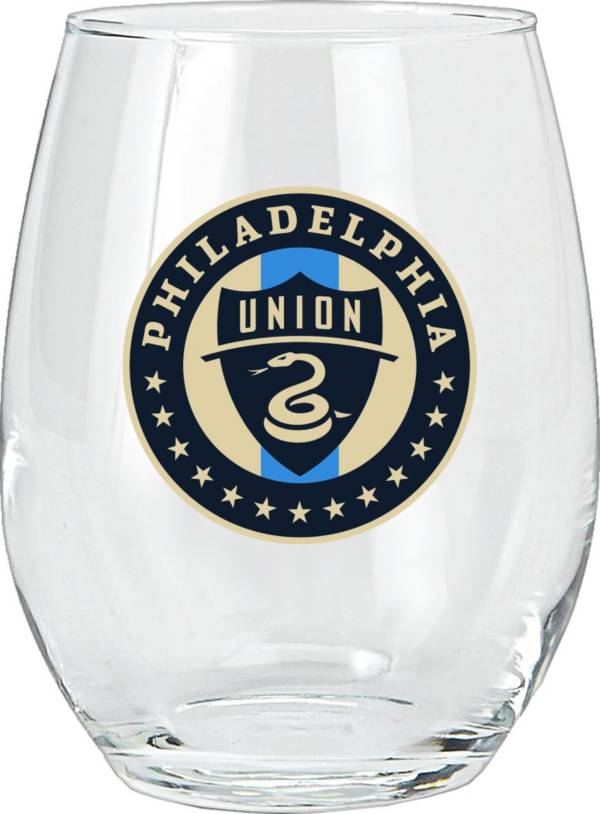 The Memory Company Philadelphia Union Stemless Wine Glass