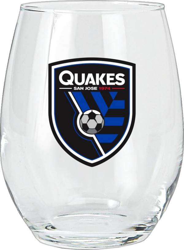 The Memory Company San Jose Earthquakes Stemless Wine Glass
