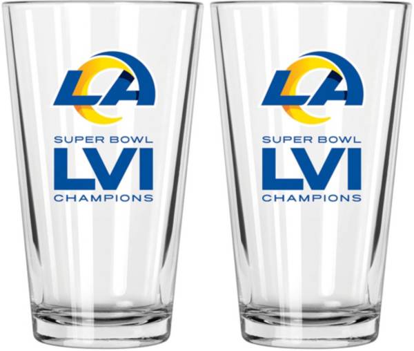 The Memory Company 2021 Super Bowl LVI Los Angeles Rams 2-Pack Mixing Pint Glass Set product image