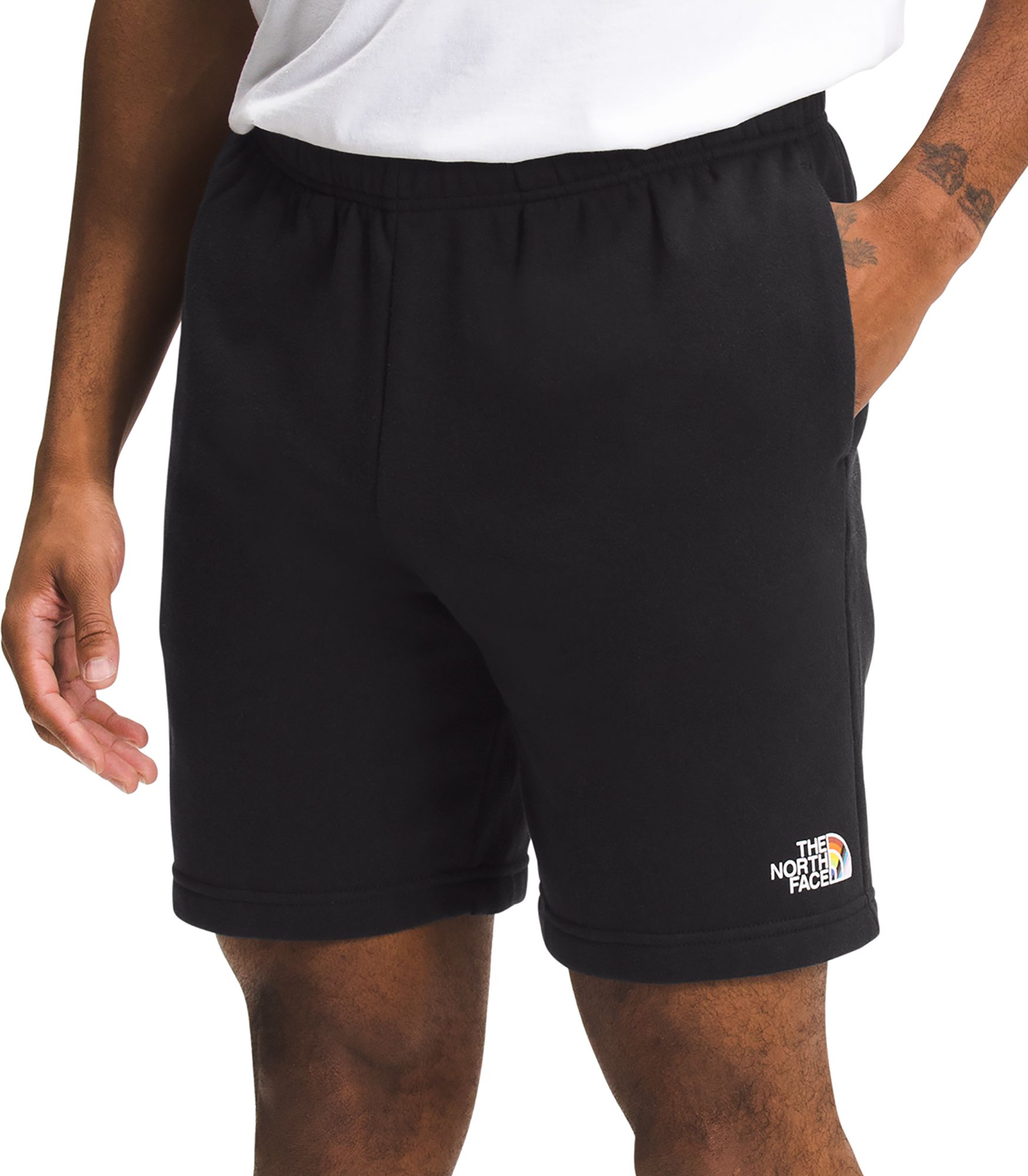 north face shorts mens black