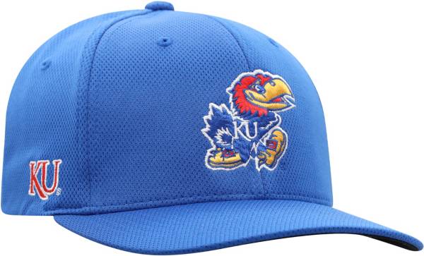 Top of the World Men's Kansas Jayhawks Blue Reflex Stretch Fit Hat