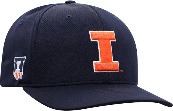 Top of the World Men's Illinois Fighting Illini Blue Reflex Stretch Fit Hat product image