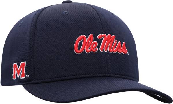 Top of the World Men's Ole Miss Rebels Blue Reflex Stretch Fit Hat product image