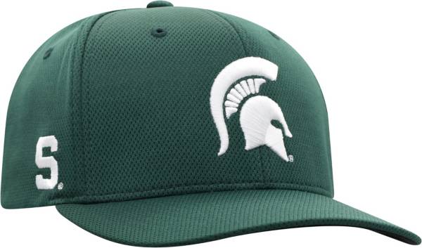 Top of the World Men's Michigan State Spartans Green Reflex Stretch Fit Hat