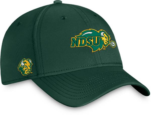 Top of the World Men's North Dakota State Bison Green Reflex Stretch Fit Hat