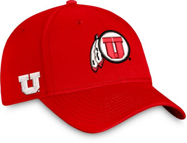 Top of the World Men's Utah Utes Crimson Reflex Stretch Fit Hat