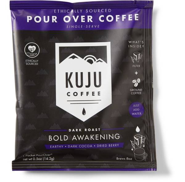 KUJU Coffee Bold Awakening Dark Roast Single-Serve Pour Over Coffee product image