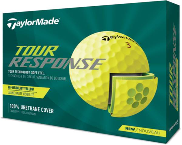 TaylorMade 2022 Tour Response Yellow Golf Balls