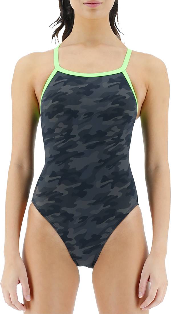 TYR Women's Blackout Camo Diamondfit One Piece Swimsuit