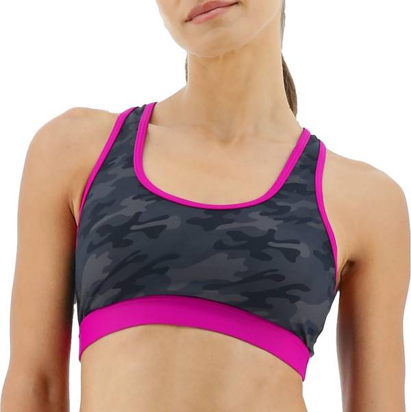 TYR Women's Blackout Camo Lyn Racerback Sports Bra