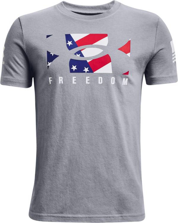 Under Armour Boys' Freedom Big Flag Logo T-Shirt