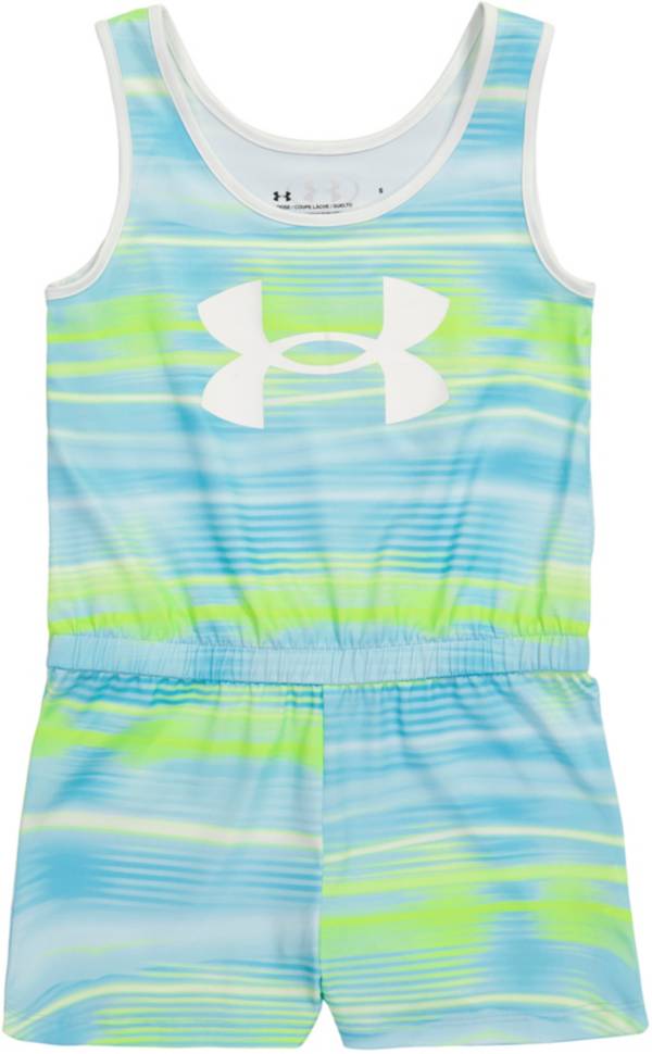Under Armour Girls' UA Beam Stripe Romper