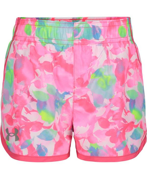 Under Armour Girls' UA Floral Fly By Shorts