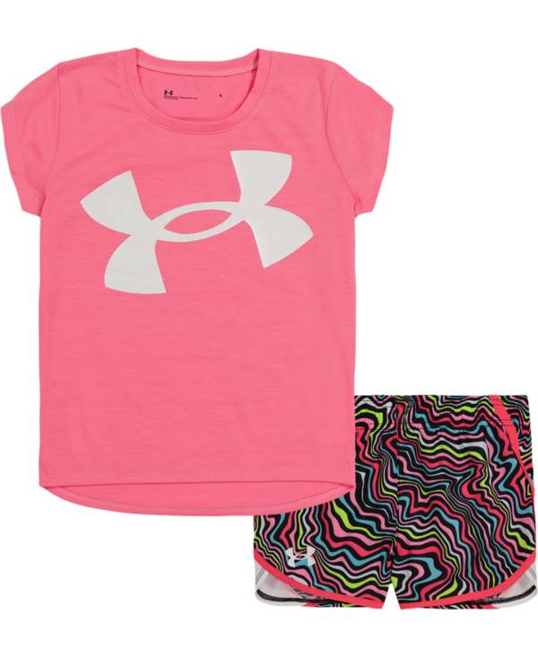 Under Armour Girls' Rainbow Static Logo Set