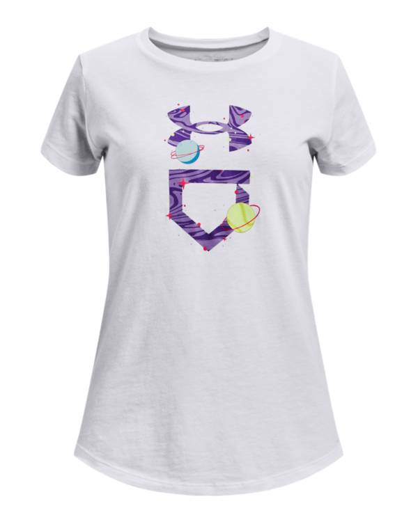 Under Armour Girls' Softball Galaxy Fill Short Sleeve T-Shirt product image