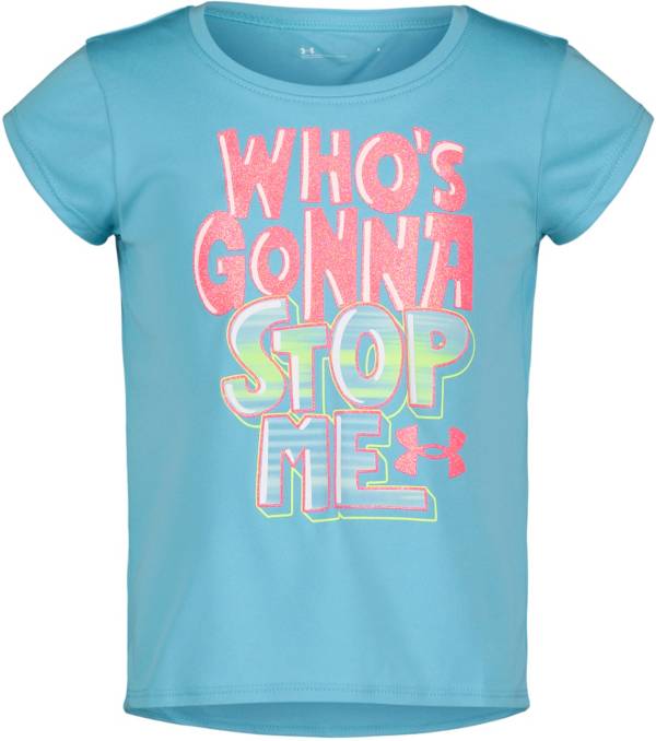 Under Armour Girls' UA Who's Gonna Stop Me Short Sleeve T-Shirt product image