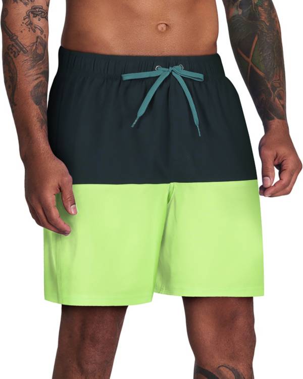 Under Armour Men's Harbor Heritage Colorblock Volley Swim Trunks