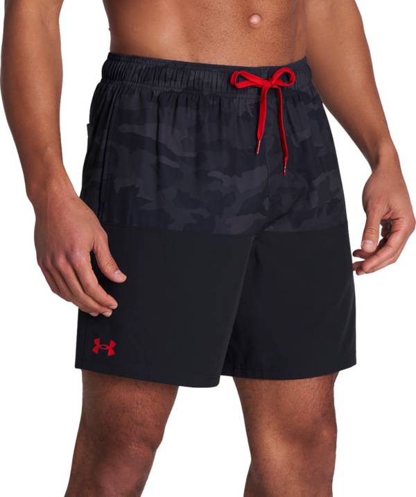 Under Armour Men's Hyper Woodland Colorblock Volley Swim Trunks