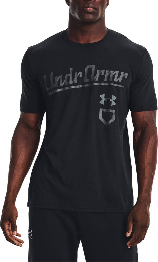 Under Armour Men's Baseball Script Short Sleeve T-Shirt product image