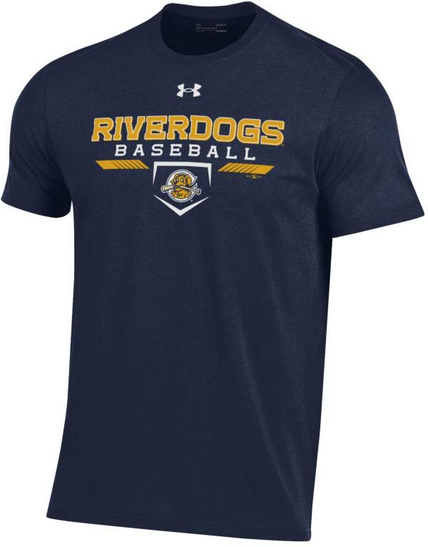 Under Armour Men's Charleston River Dogs Navy Performance Cotton T-Shirt