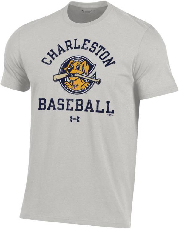 Under Armour Men's Charleston River Dogs Gray Performance Cotton T-Shirt