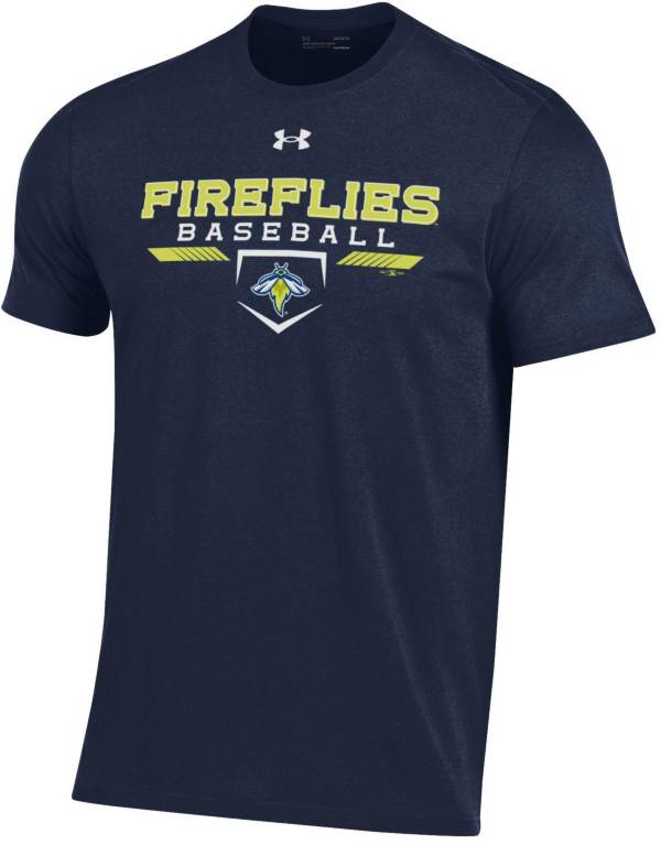 Under Armour Men's Columbia Fireflies Navy Performance Cotton T-Shirt