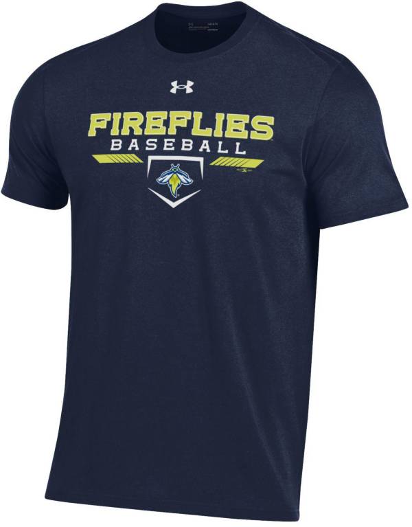 Under Armour Men's Columbia Fireflies Navy Performance Cotton T-Shirt product image