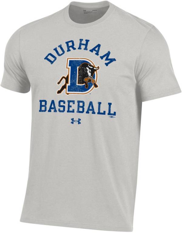 Under Armour Men's Durham Bulls Gray Performance Cotton T-Shirt