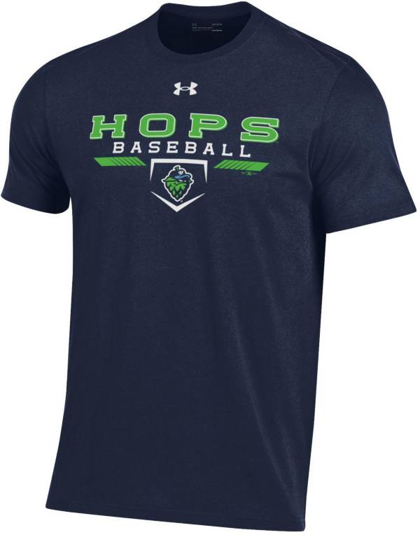 Under Armour Men's Hillsboro Hops Navy Performance Cotton T-Shirt