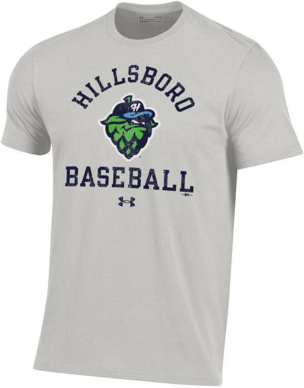 Under Armour Men's Hillsboro Hops Gray Performance Cotton T-Shirt